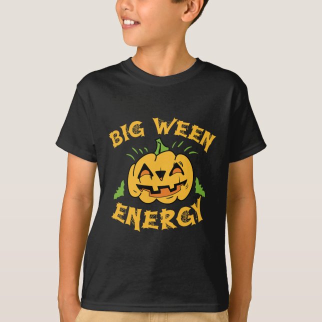 Halloween Big Ween Costume Pumpkin Lover October T T-Shirt (Front)
