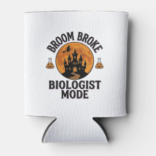 Halloween Biologist Shirt Vintage Spooky Science D Can Cooler