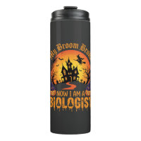 Halloween Biologist Witch Pumpkin Haunted House De