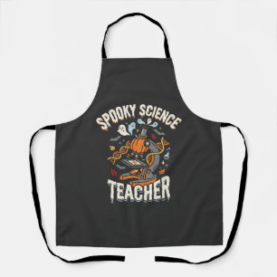 Halloween Biology Teacher Spooky Science Apron