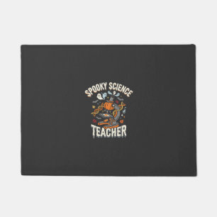 Halloween Biology Teacher Spooky Science Doormat