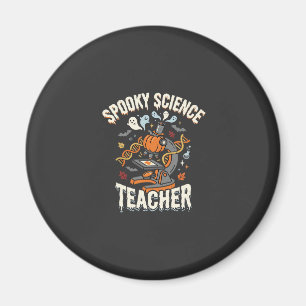 Halloween Biology Teacher Spooky Science Magnet