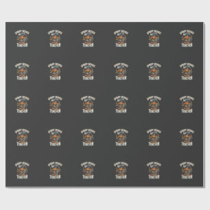 Halloween Biology Teacher Spooky Science Wrapping Paper