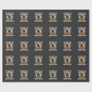Halloween Biology Teacher You Can't Scare Me Desig Wrapping Paper