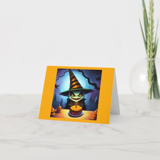 Halloween - Birthday 1 Card (Front)