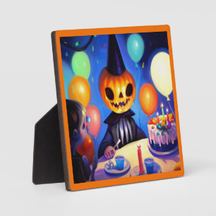 Halloween - Birthday 2 Plaque