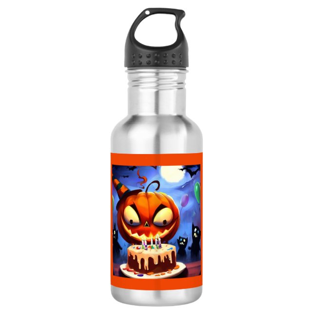 Halloween - Birthday 3 532 Ml Water Bottle (Front)