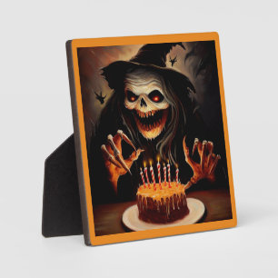 Halloween - Birthday 5 Plaque