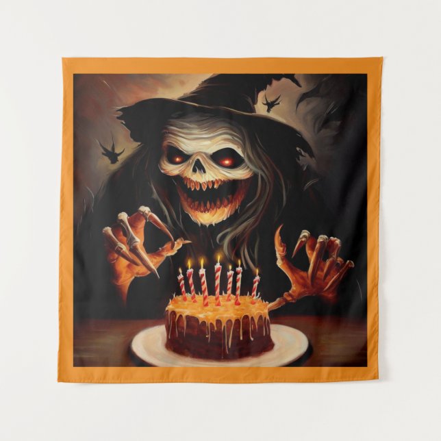 Halloween - Birthday 5 Tapestry (Front)