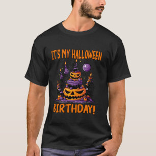 Halloween Birthday 5th 6th 7th 8th 40th Birthday P T-Shirt