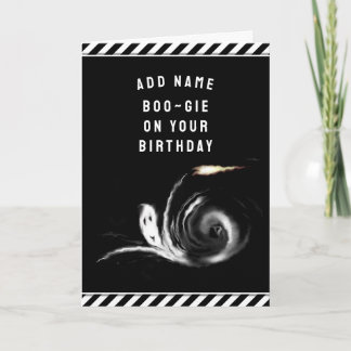 Halloween birthday card