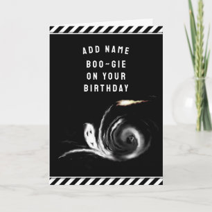 Halloween birthday card