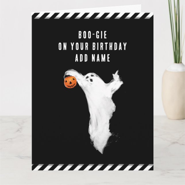 Halloween Birthday Card (Front)