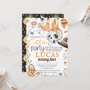 Halloween Birthday Costume Party Invitation