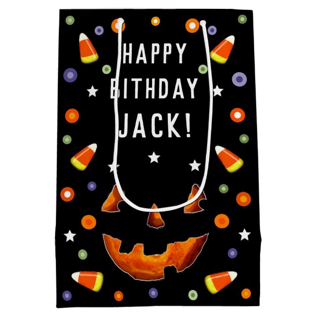 Halloween Birthday Gift Bag (Back)