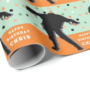 Halloween Birthday Gift Wrapping Paper