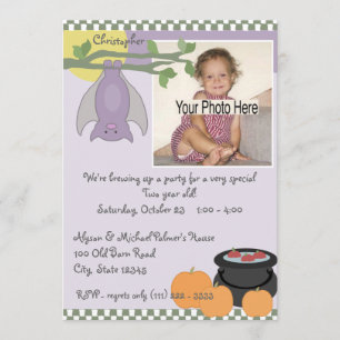Halloween Birthday Invitation