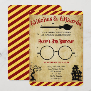 Halloween Birthday Invitation
