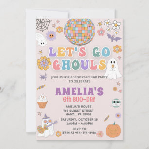 Halloween Birthday Invitation, EDITABLE Halloween  Invitation