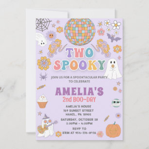 Halloween Birthday Invitation, EDITABLE Halloween Invitation