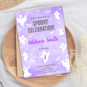Halloween Birthday Invitation, Halloween Party Invitation