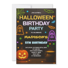 Halloween Birthday Invitation | Spooky Cute Kids
