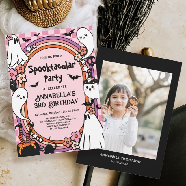 Halloween Birthday Party For Kids Invitation (Creator Uploaded)