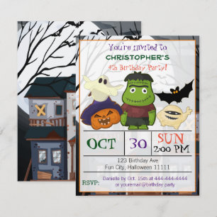 Halloween Birthday Party Invitation