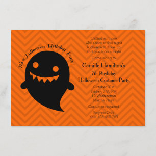 Halloween Birthday Party Invitation