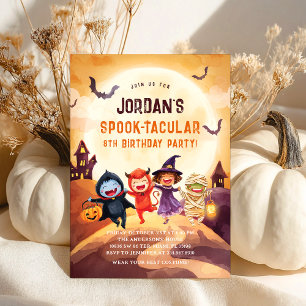 Halloween Birthday Party Spooktacular Invitation