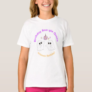 Halloween Birthday Party Spooky Dancefloor Ghost T-Shirt