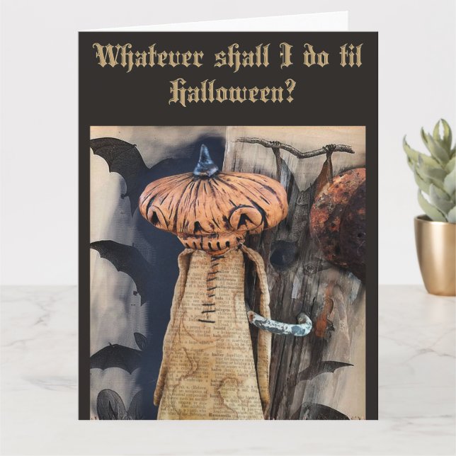 Halloween Birthday Party Supplies Gift Card JOL (Small Plant)