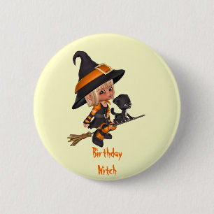 Halloween Birthday Pin