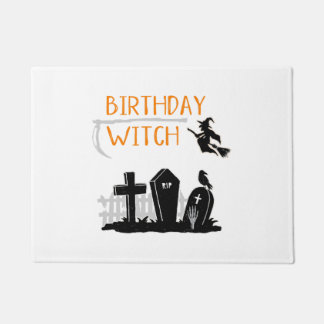 Halloween Birthday Quote  Witch Quote Graphic Doormat