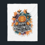 Halloween Birthday Squad Creepy Clown Ghost Zombie Fleece Blanket<br><div class="desc">Halloween Birthday Squad Creepy Clown Ghost Zombie</div>