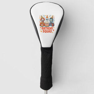 Halloween Birthday Squad Creepy Clown Ghost Zombie Golf Head Cover