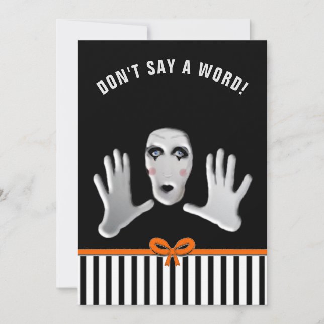 Halloween Birthday Surprise Party Invitation (Front)