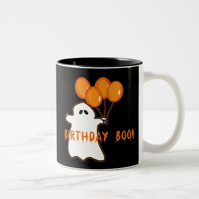 Halloween Birthday T-shirts and Gifts Two-Tone Coffee Mug (Right)