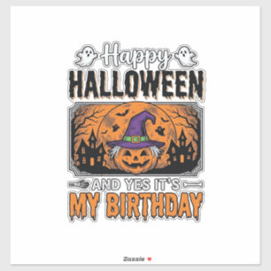 Halloween Birthday Witch Pumpkin Vintage Shirt Des