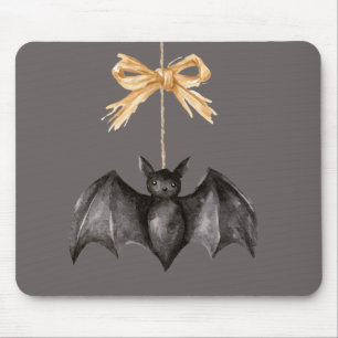 Halloween Black Bat Mouse Mat