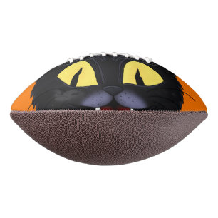Halloween Black Cat American Football