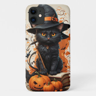 Halloween Black Cat  iPhone 11 Case