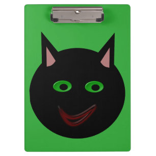 Halloween Black Cat Clipboard