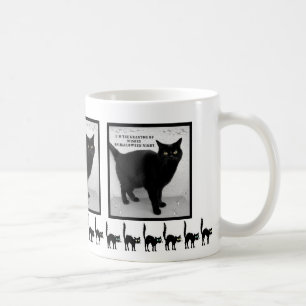 Halloween Black Cat Coffee Mug