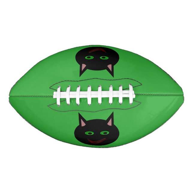 Halloween Black Cat Football American Football (Front)