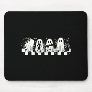 Halloween Black Cat Ghost Halloween Ghost Spooky Mouse Mat