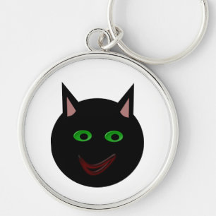 Halloween Black Cat Keychain