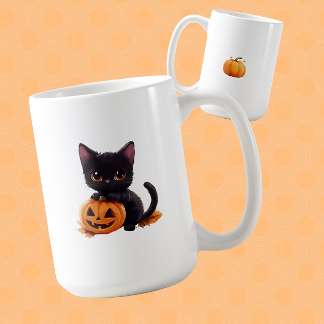 Halloween Black Cat Mug (Creator Uploaded)