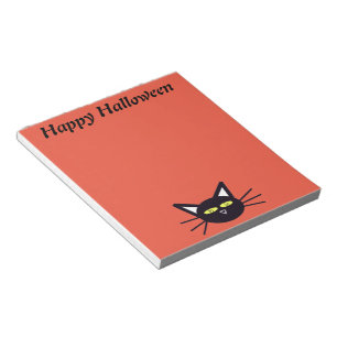 Halloween Black Cat  Notepad