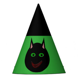 Halloween Black Cat Party Hat